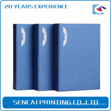 Sencai classical style book shape box with wing logo